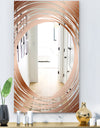 Copper Minimal 9 - Glam Mirror - Modern Vanity Mirror