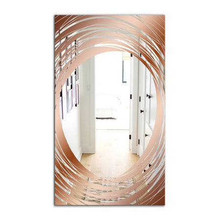 Copper Minimal 9 - Glam Mirror - Modern Vanity Mirror