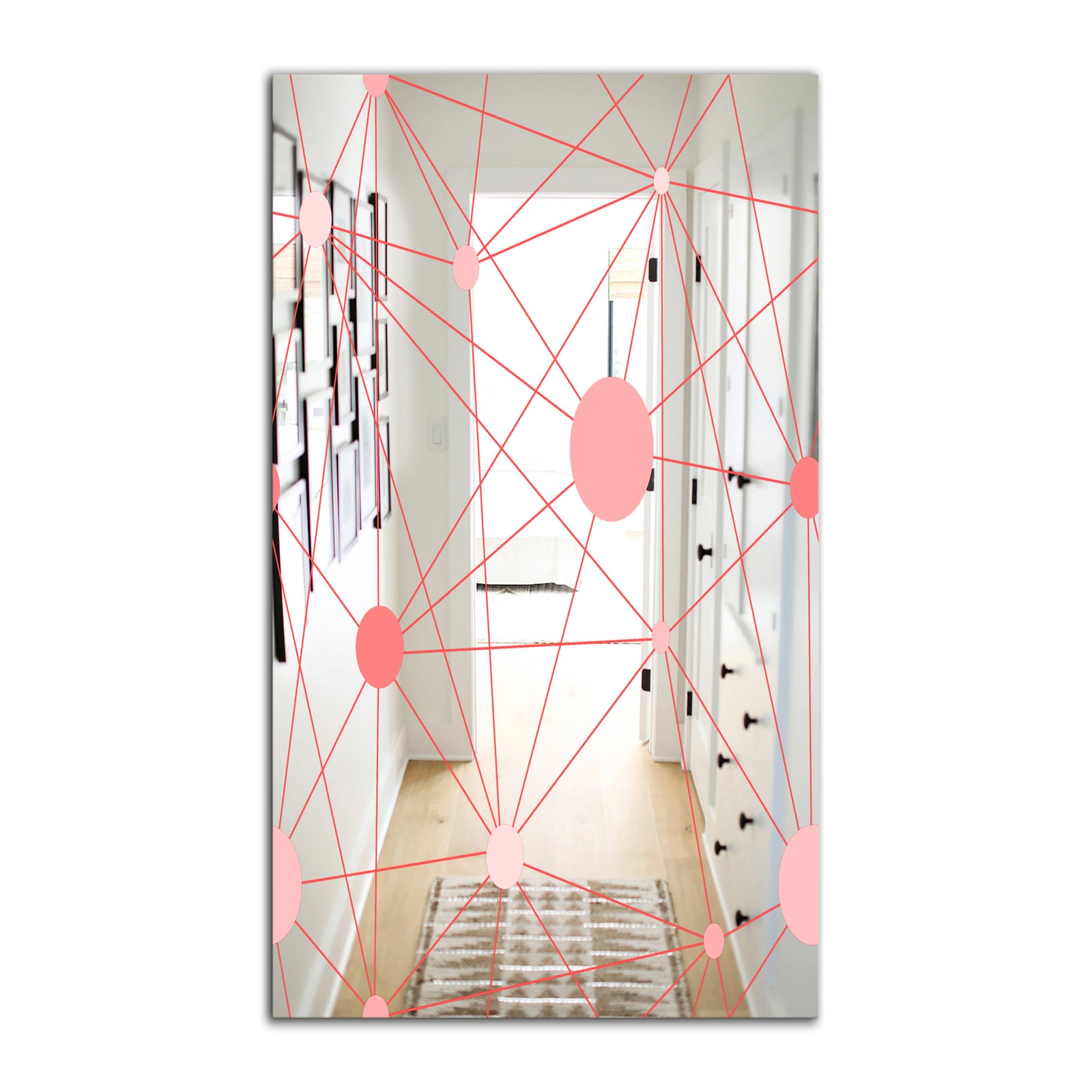Circular Web 4 - Glam Mirror - Decorative Modern Mirror