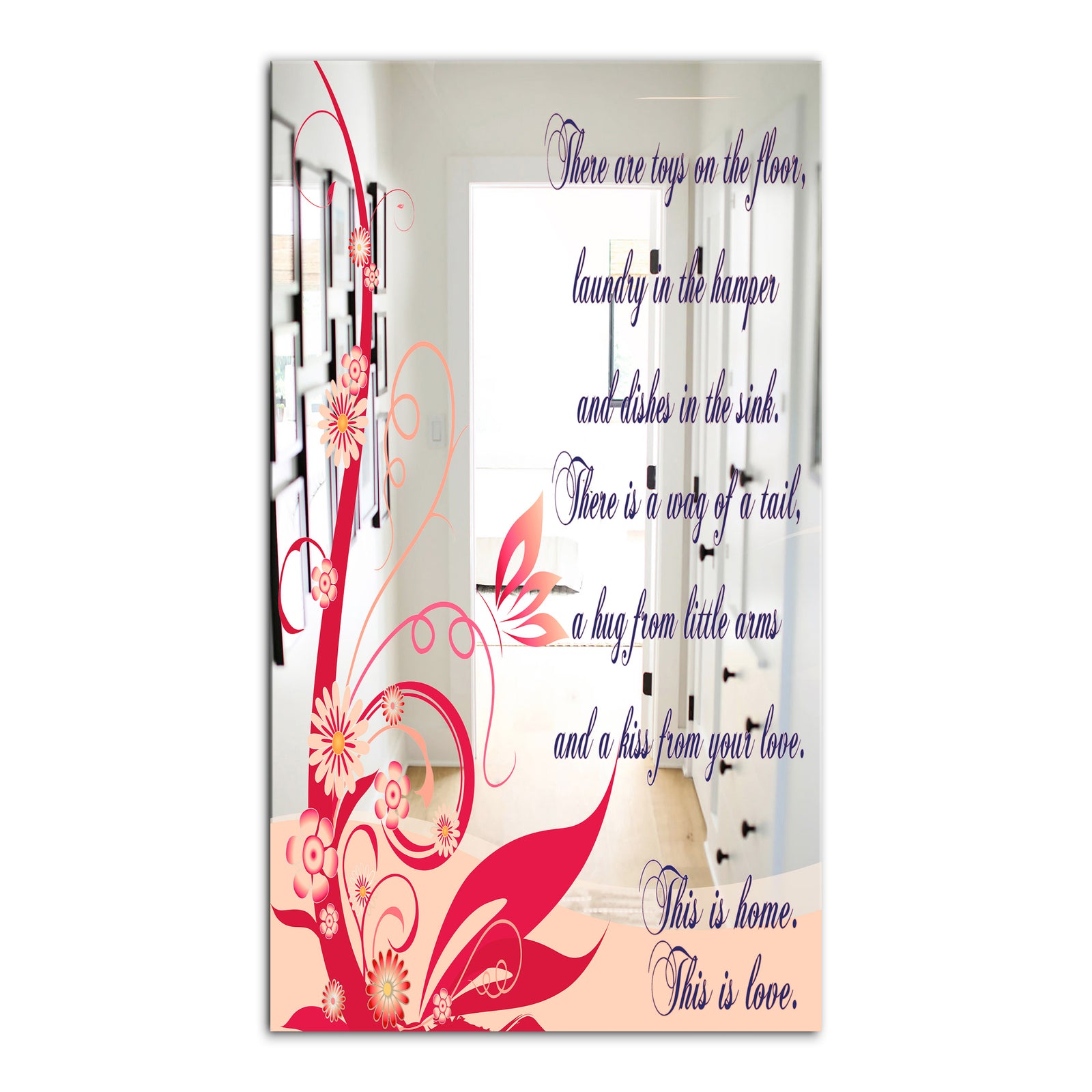 A Kiss From Your Love - Cabin & Lodge Mirror - Wall Mirror