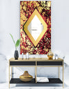 Botanical Gold Floral Arrangement - Glam Mirror - Vanity Mirror