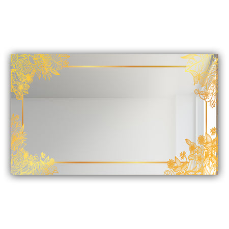 Capital Gold Botanical Bliss 11 - Glam Mirror - Modern Vanity Mirror