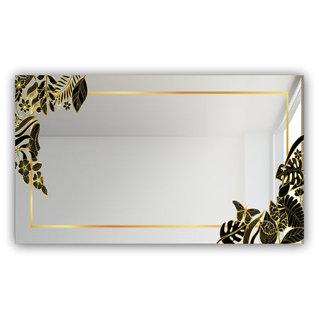 Capital Gold Botanical Bliss 12 - Glam Mirror - Modern Vanity Mirror