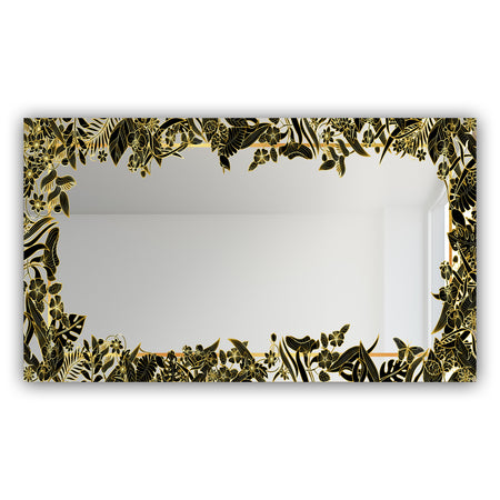 Capital Gold Botanical Bliss 13 - Glam Mirror - Modern Vanity Mirror