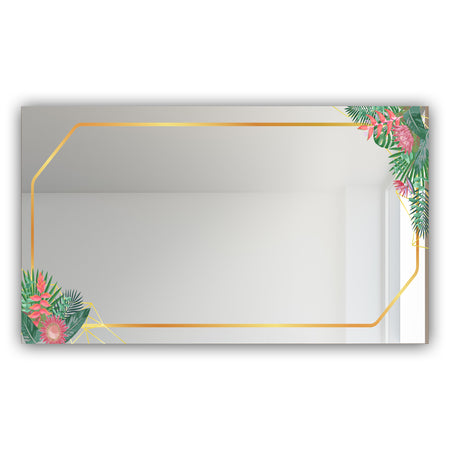 Efflorescent Gold Pink 15 - Glam Mirror - Modern Vanity Mirror