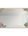 Efflorescent Gold Pink 16 - Glam Mirror - Modern Vanity Mirror