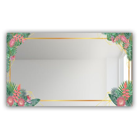 Efflorescent Gold Pink 16 - Glam Mirror - Modern Vanity Mirror