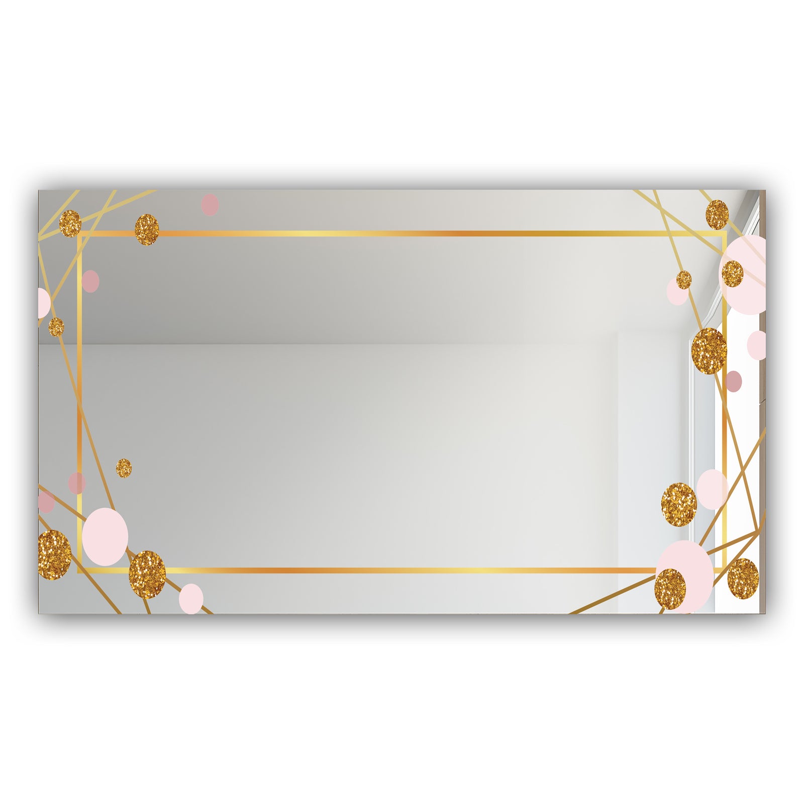 Circular Rhythm 8 - Glam Mirror - Modern Vanity Mirror