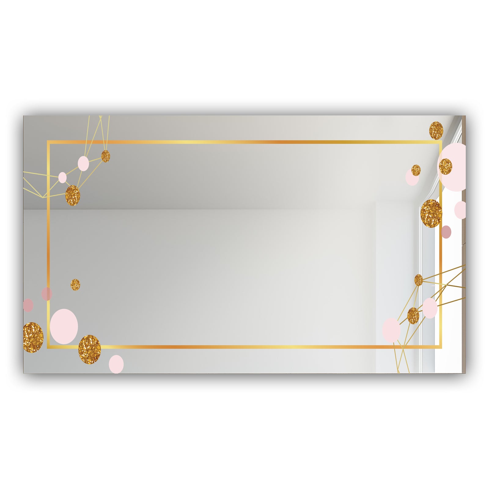 Circular Rhythm 9 - Glam Mirror - Modern Vanity Mirror