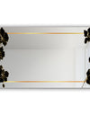 Gold Botanical Obsidian 9 - Glam Mirror - Modern Vanity Mirror