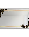 Gold Botanical Obsidian 10 - Glam Mirror - Modern Vanity Mirror