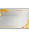 Gold Botanical Obsidian 11 - Glam Mirror - Modern Vanity Mirror