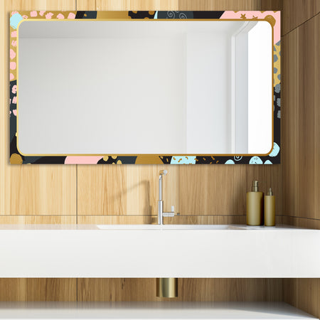 Playful Gold 12 - Glam Mirror - Modern Vanity Mirror