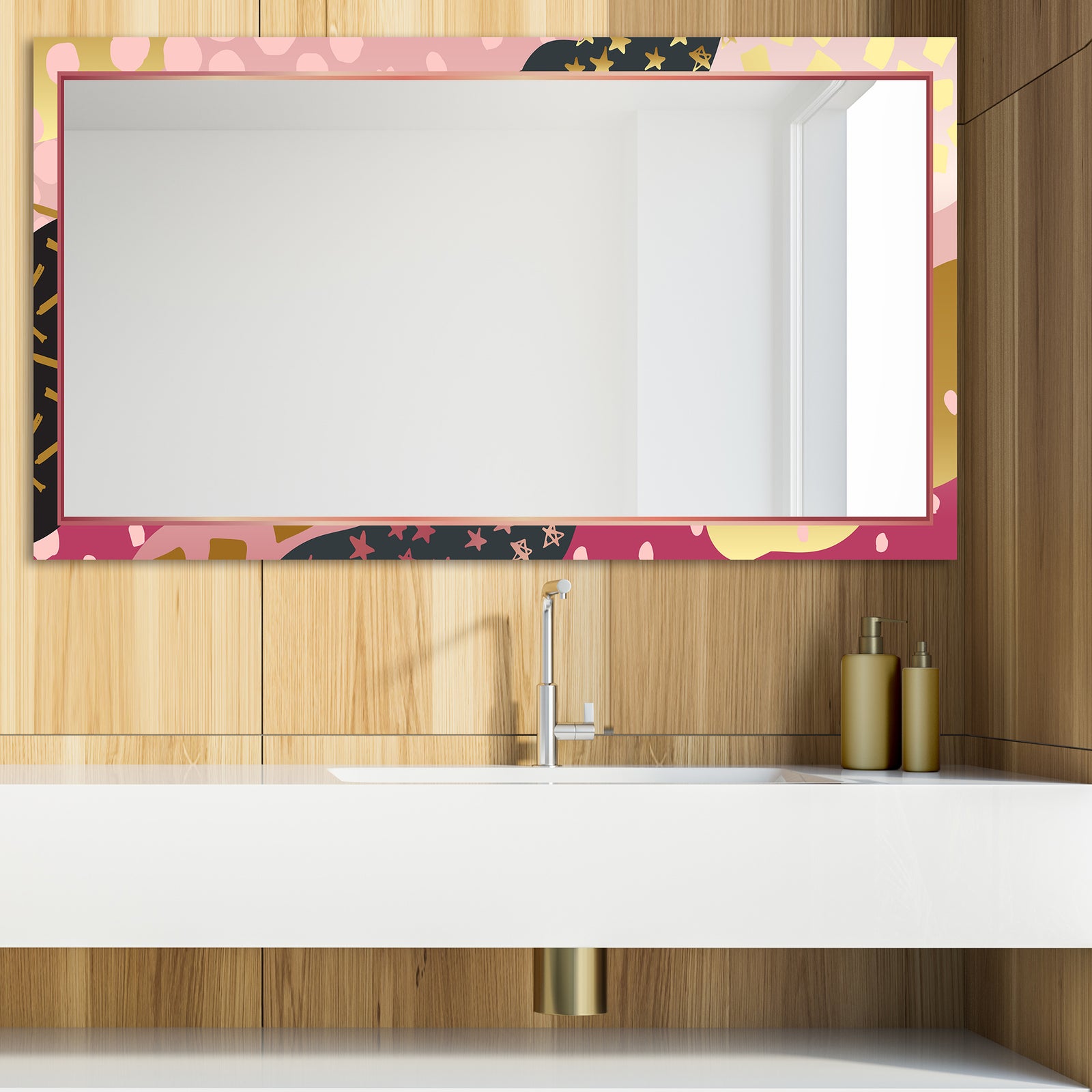 Playful Gold 18 - Glam Mirror - Modern Vanity Mirror