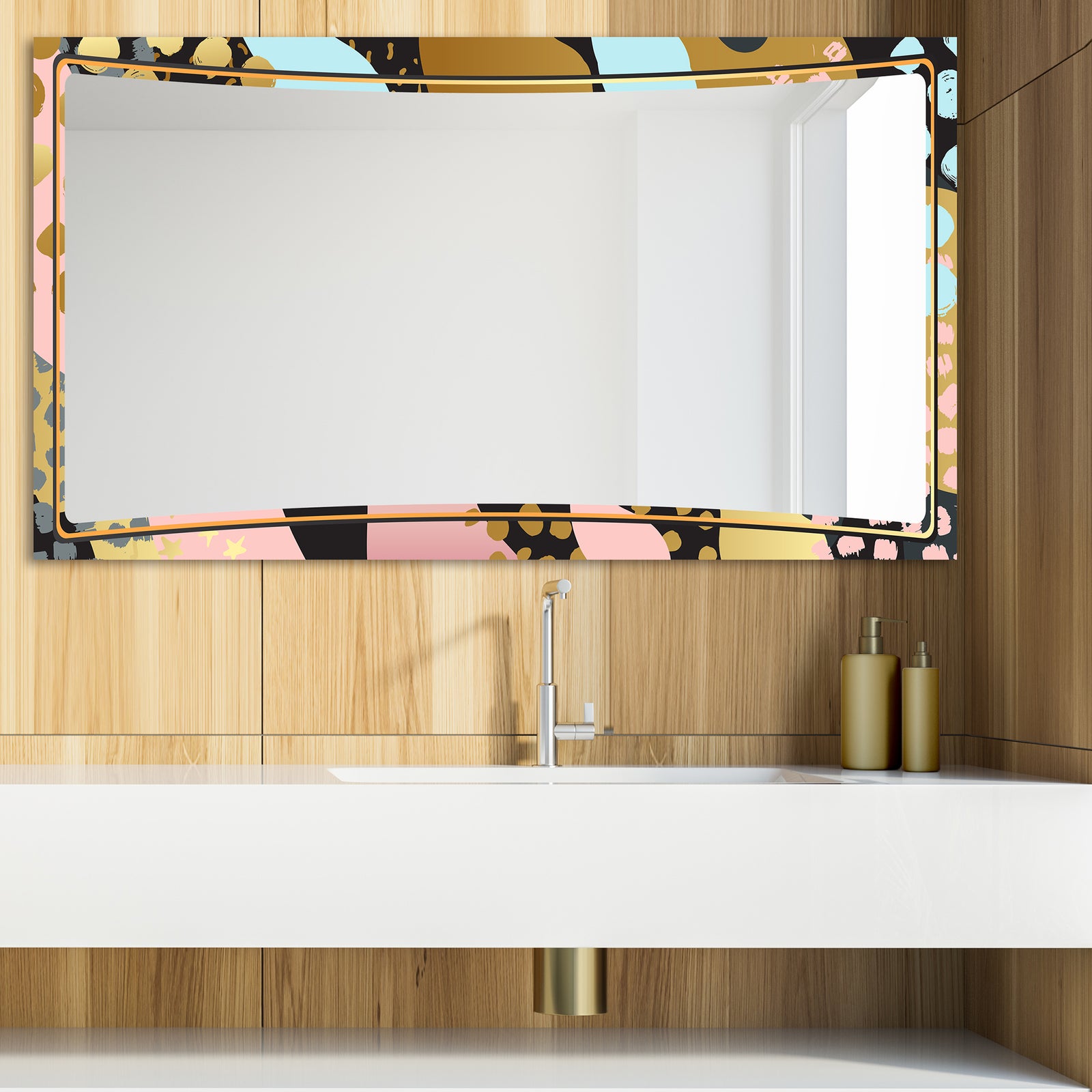 Playful Gold 22 - Glam Mirror - Modern Vanity Mirror