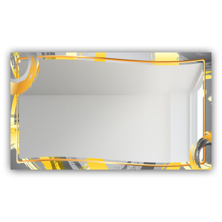 Gold and Pink Frame 4 - Glam Mirror - Modern Vanity Mirror