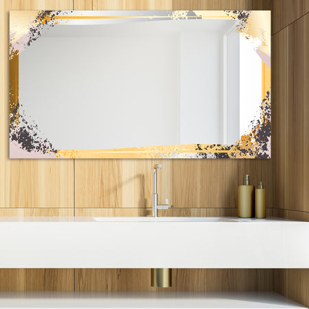 Gold and Pink Frame 10 - Glam Mirror - Modern Vanity Mirror