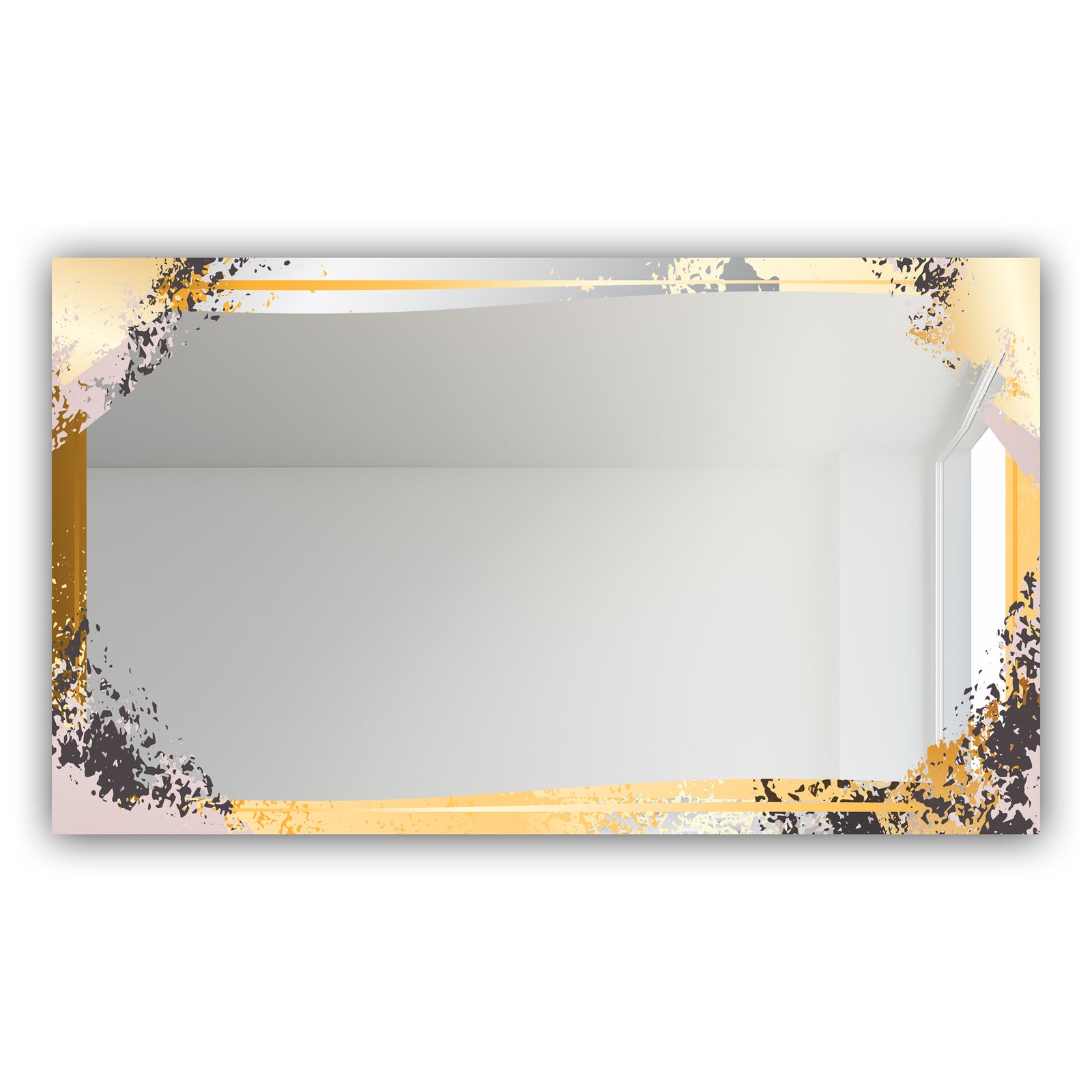 Gold and Pink Frame 10 - Glam Mirror - Modern Vanity Mirror