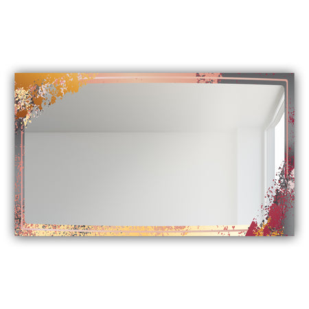 Gold and Pink Frame 11 - Glam Mirror - Modern Vanity Mirror