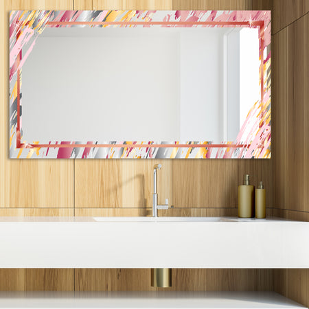 Gold and Pink Frame 15 - Glam Mirror - Modern Vanity Mirror