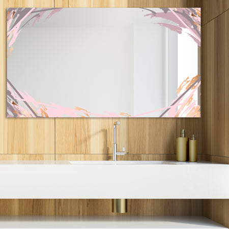 Gold and Pink Frame 18 - Glam Mirror - Modern Vanity Mirror
