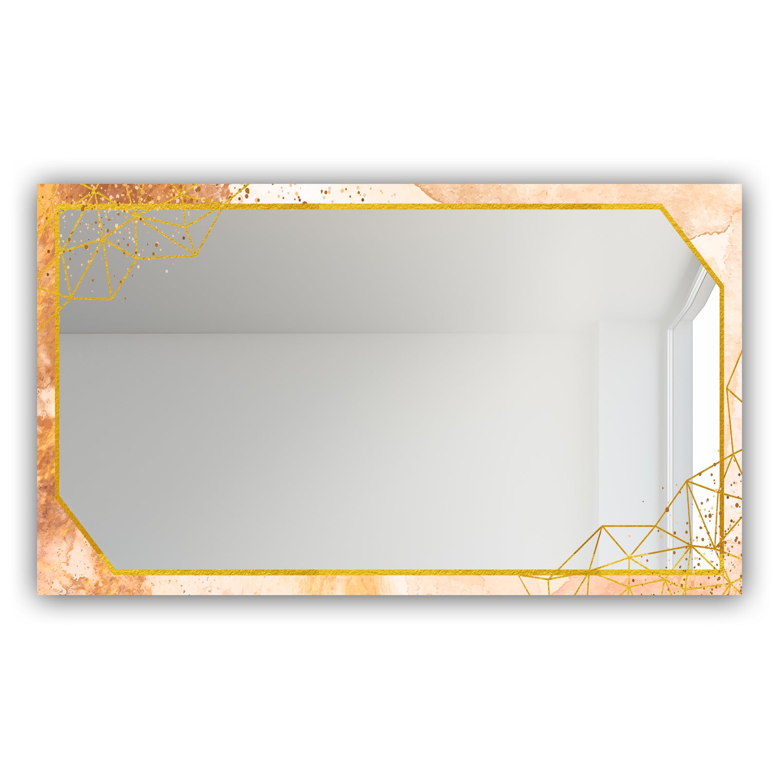 Gold and Pink Frame 20 - Glam Mirror - Modern Vanity Mirror