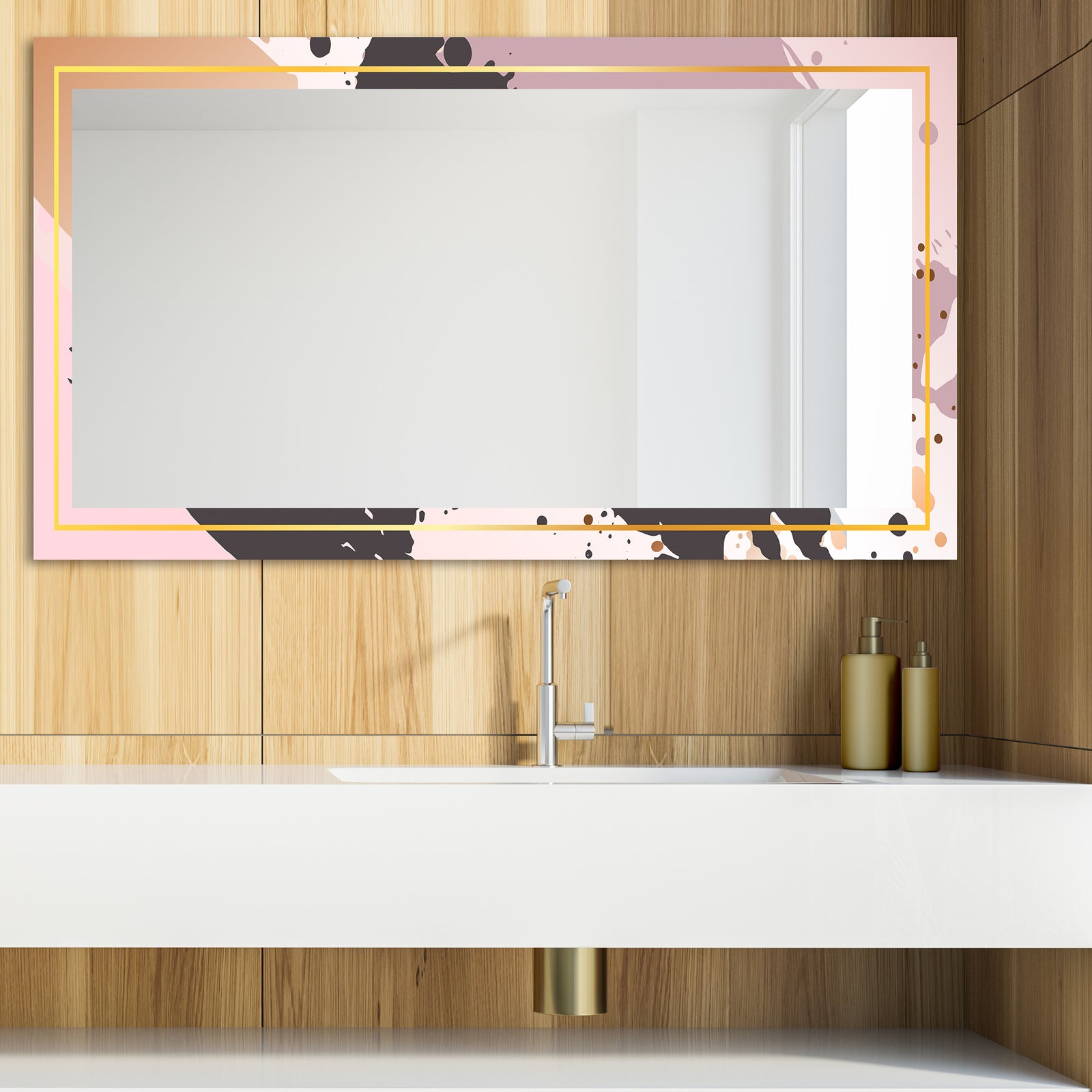 Playful Gold 24 - Glam Mirror - Modern Vanity Mirror