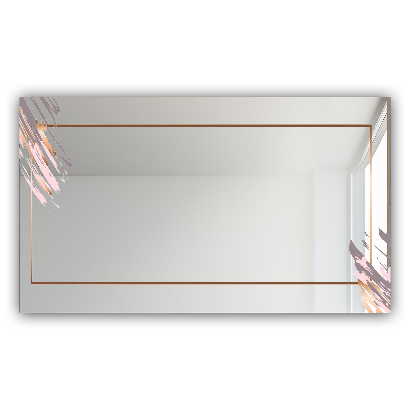 Copper Minimal 10 - Glam Mirror - Modern Vanity Mirror