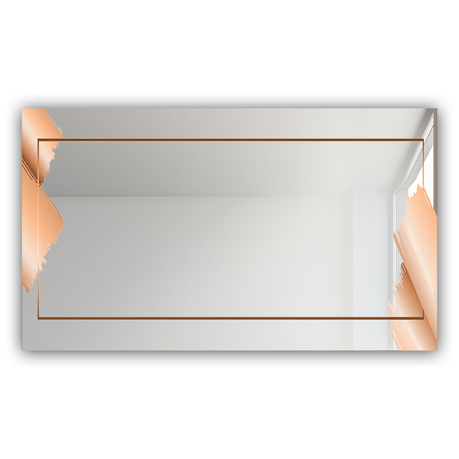 Copper Minimal 12 - Glam Mirror - Modern Vanity Mirror