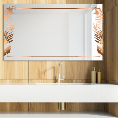 Copper Minimal 14 - Glam Mirror - Modern Vanity Mirror