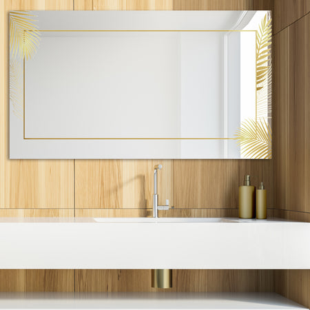 Capital Gold Botanical Bliss 16 - Glam Mirror - Modern Vanity Mirror