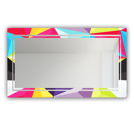 Capricious Colorfields 4 - Glam Mirror - Modern Vanity Mirror