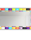 Capricious Colorfields 5 - Glam Mirror - Modern Vanity Mirror