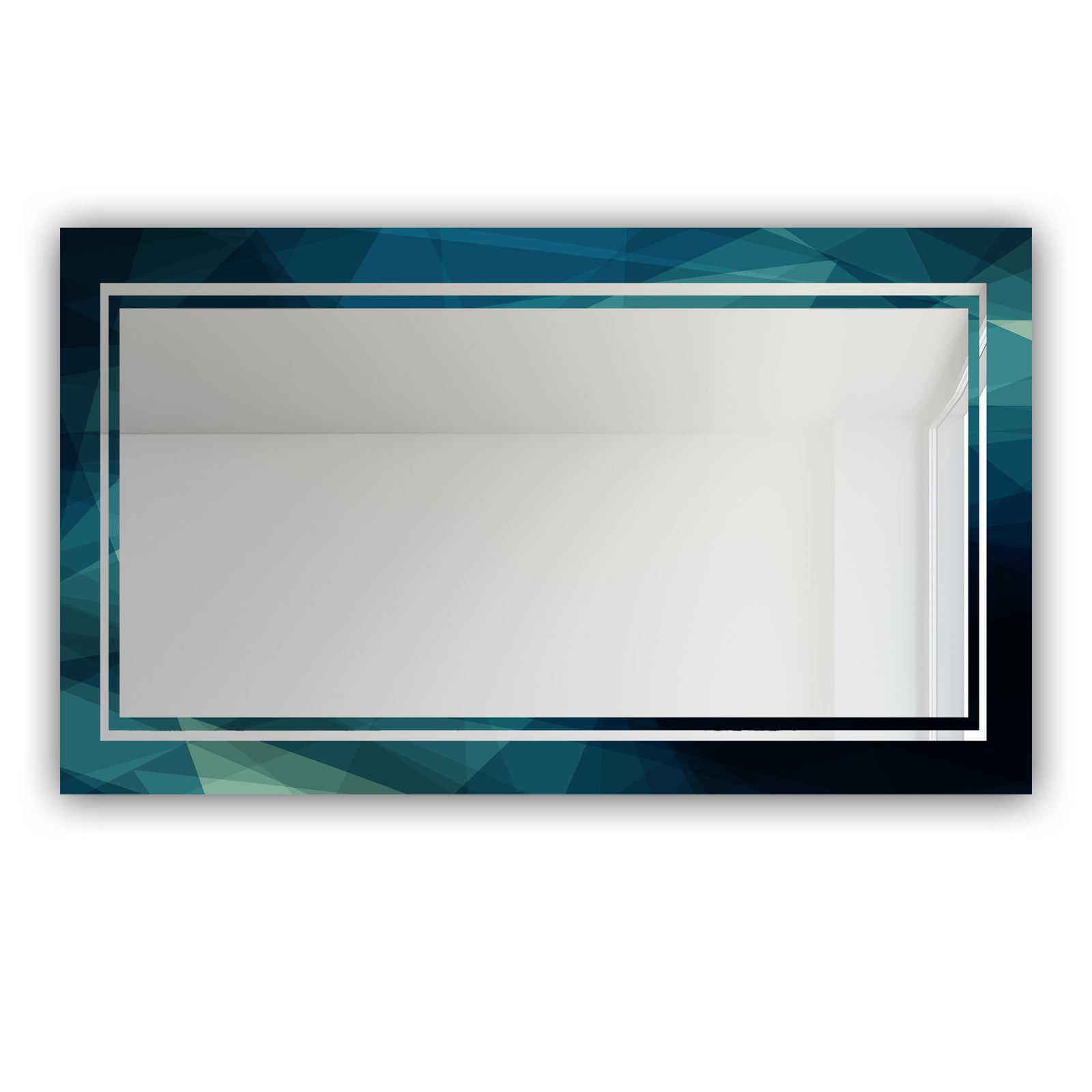 Shades Of Blue 3 - Glam Mirror - Modern Vanity Mirror