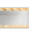 Leather Print VI - Glam Mirror - Modern Vanity Mirror