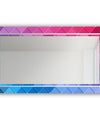 Triangular Colourfields 36 - Glam Mirror - Modern Vanity Mirror