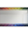 Triangular Colourfields 37 - Glam Mirror - Modern Vanity Mirror