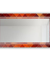 Triangular Colourfields 38 - Glam Mirror - Modern Vanity Mirror