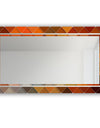 Triangular Colourfields 39 - Glam Mirror - Modern Vanity Mirror