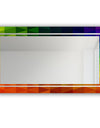 Triangular Colourfields 40 - Glam Mirror - Modern Vanity Mirror