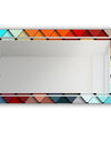 Triangular Colourfields 43 - Glam Mirror - Modern Vanity Mirror