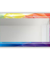 Triangular Colourfields 44 - Glam Mirror - Modern Vanity Mirror