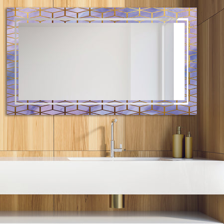 Capital Gold Honeycomb 13 - Glam Mirror - Modern Vanity Mirror