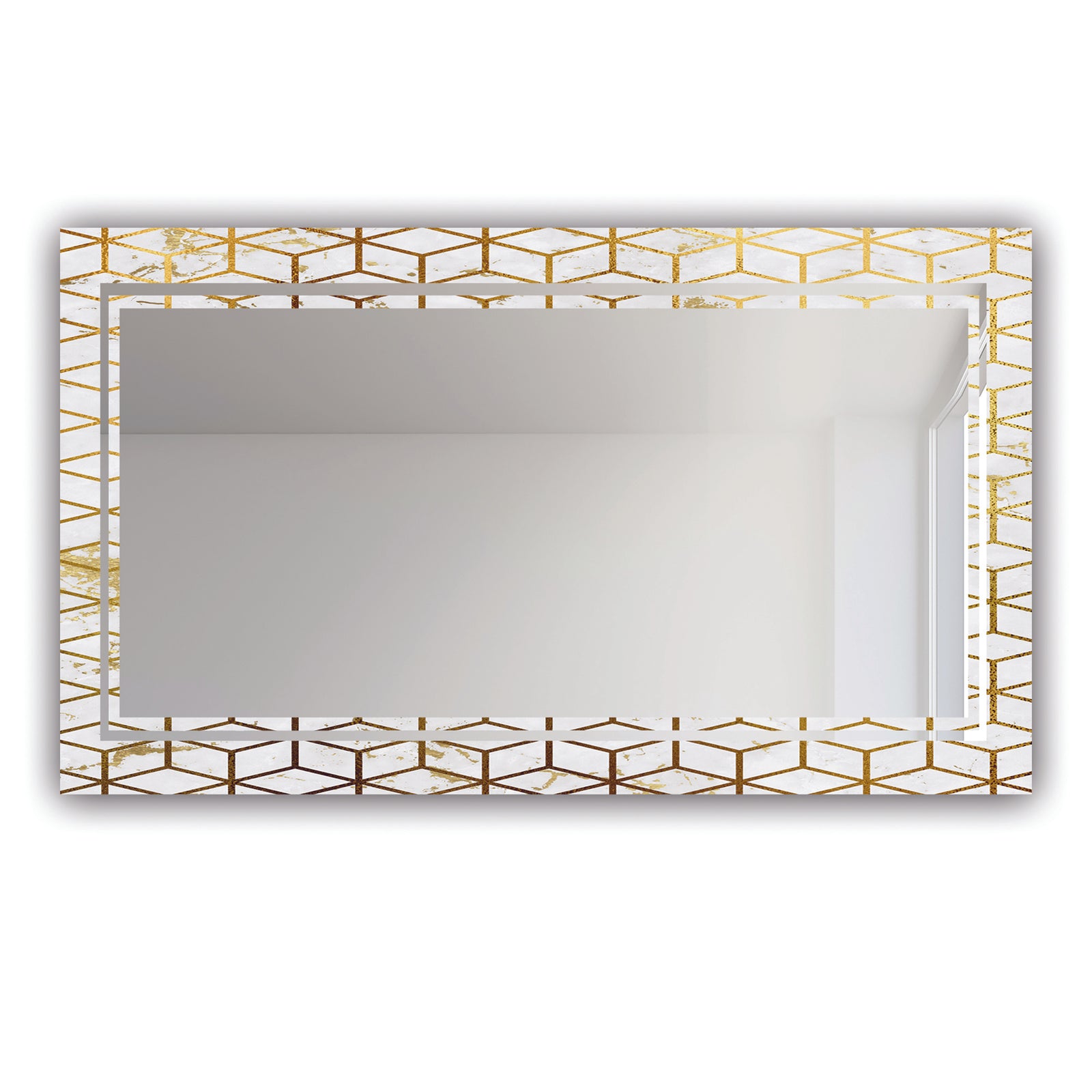 Capital Gold Honeycomb 14 - Glam Mirror - Modern Vanity Mirror