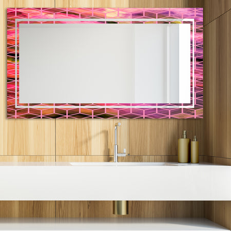 Capital Gold Honeycomb 15 - Glam Mirror - Modern Vanity Mirror