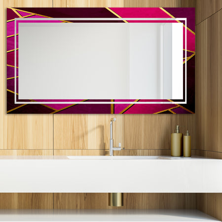 Capital Gold Honeycomb 21 - Glam Mirror - Modern Vanity Mirror