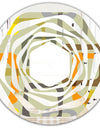 Retro Square Design VII - Modern Round or Oval Wall Mirror - Whirl