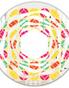 Retro Circular Pattern VII - Modern Round or Oval Wall Mirror - Whirl