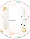 Gold Chic Design III - Modern Round or Oval Wall Mirror - Triple C