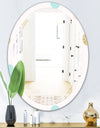 Gold Chic Design III - Modern Round or Oval Wall Mirror - Triple C